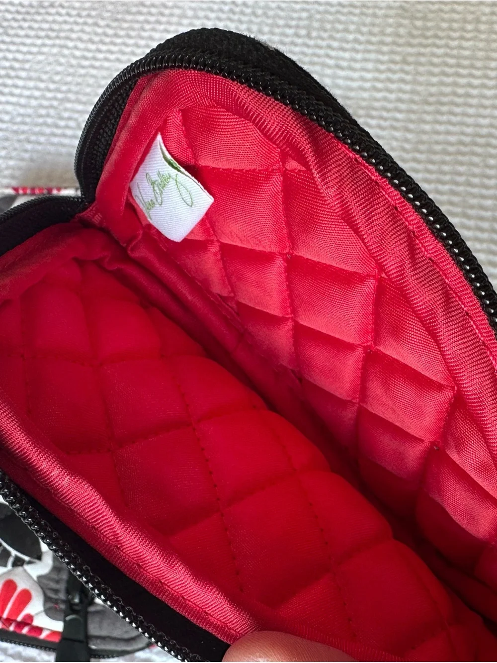 Vera Bradley Cherry Blossom Quilted Wallet & Coin Case Set